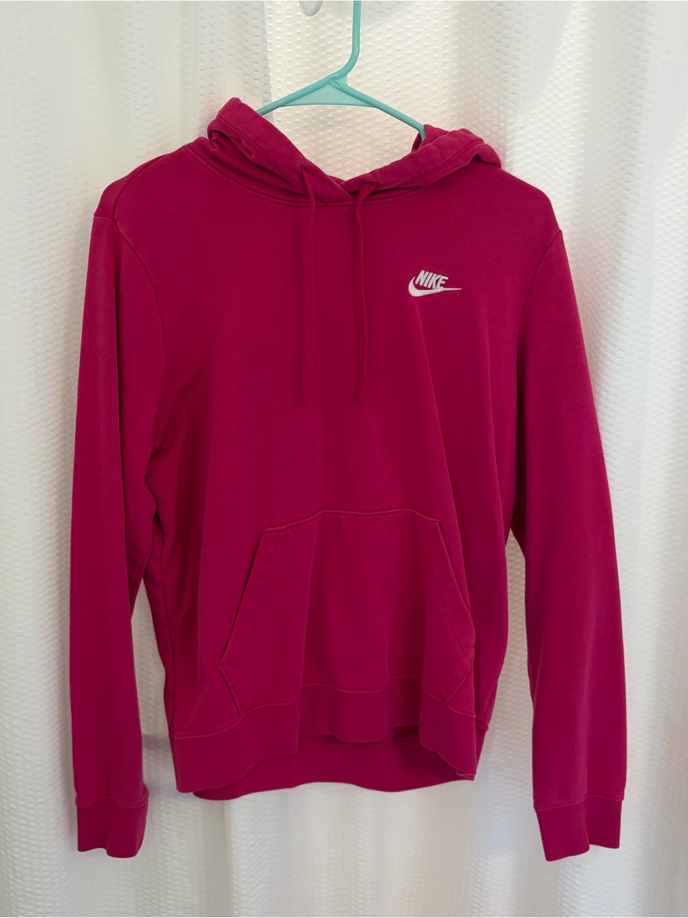 Nike Women’s Hot Pink Hoodie with White Logo